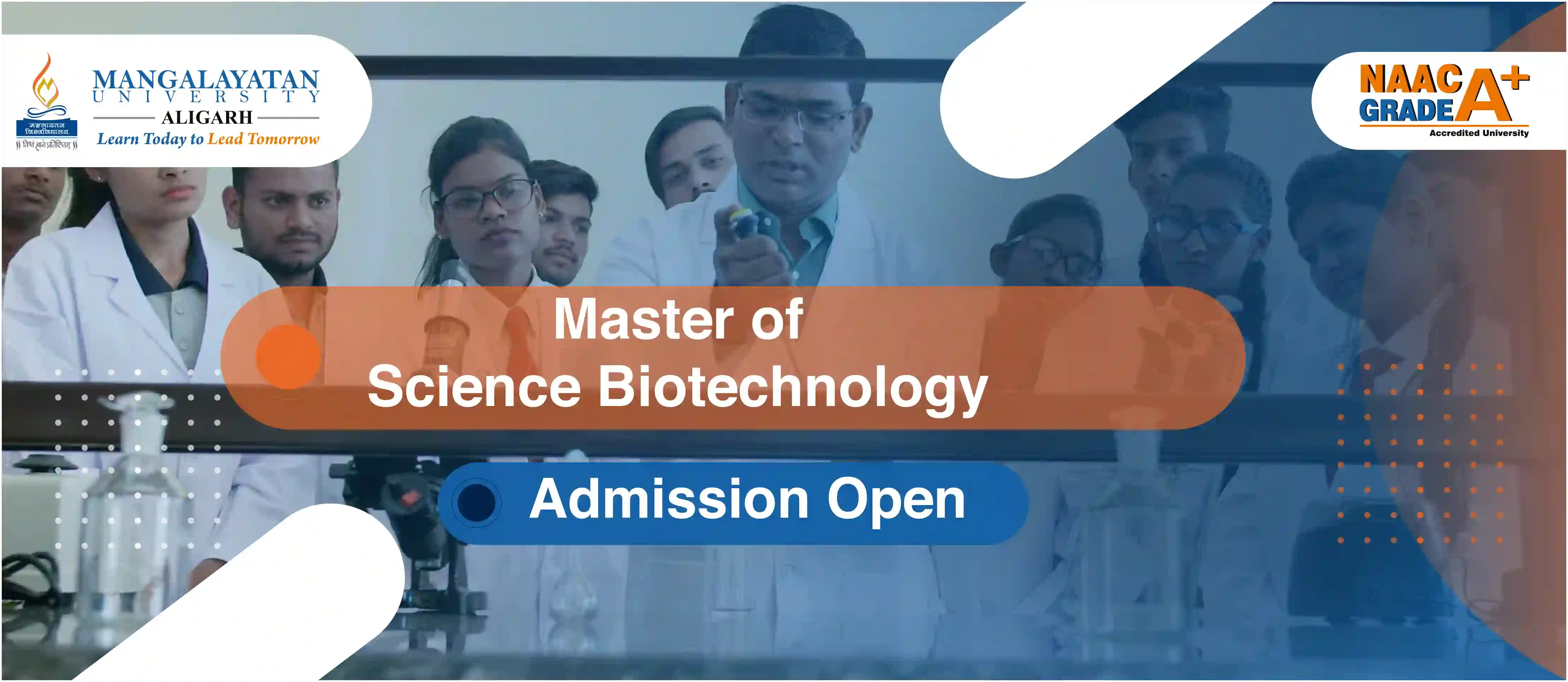 MSc  Biotechnology Admission