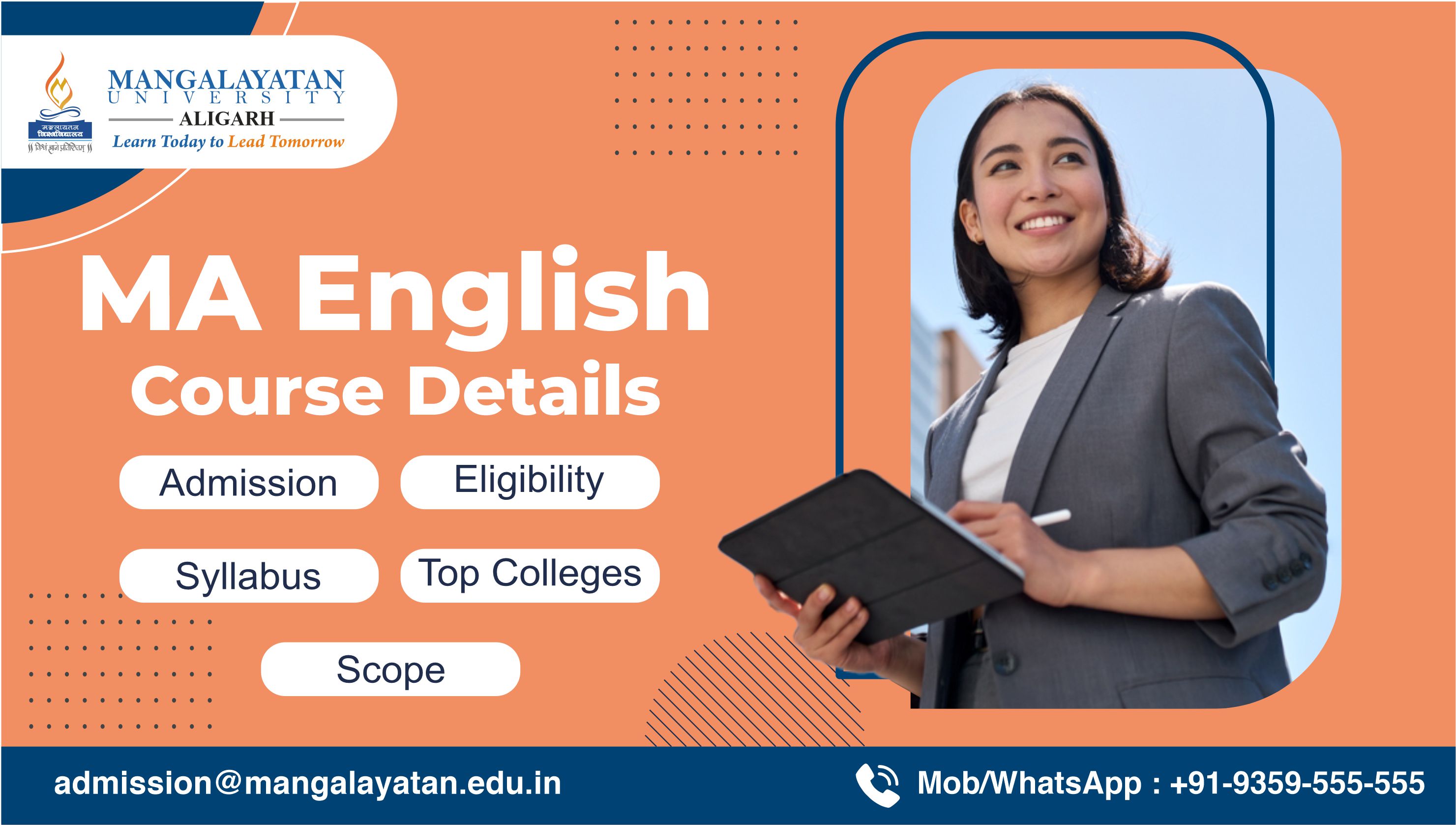 ma in english admission