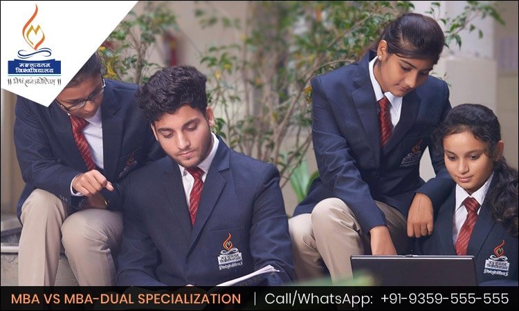 Difference between MBA and MBA-Dual Specialization