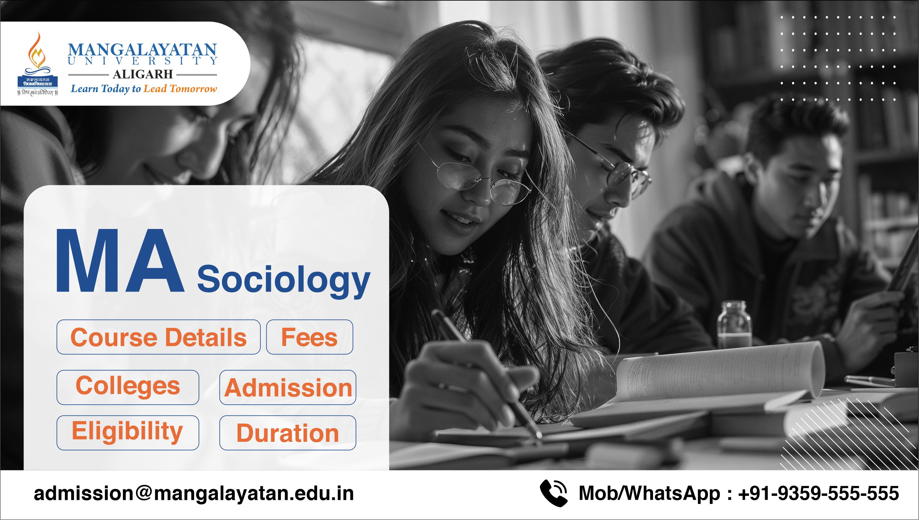 ma in sociology admission