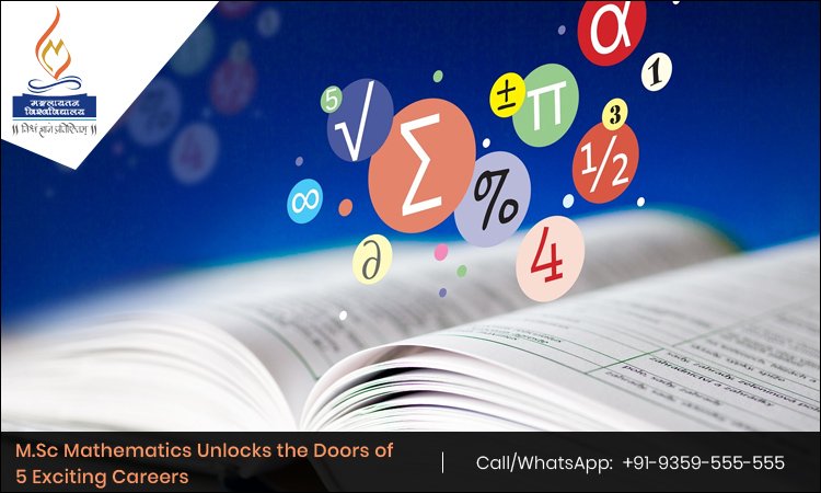 M.Sc Mathematics Unlocks the Doors of 5 Exciting Careers